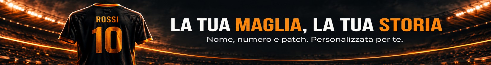 Maglie da calcio personalizzate con nome, numero e patch